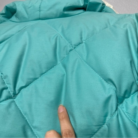 Vintage Obermeyer Puffer Ski Down Jacket Snow Coat Blue‎ Warm Winter Vacation - Picture 12 of 14